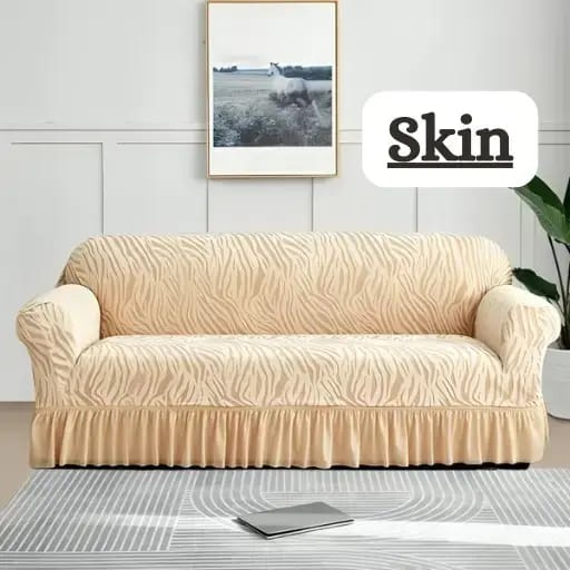 ZEBRA VELVET SOFA COVER (SKIN)